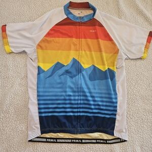 Primal Rise and Set Men's Sport Cut Cycling Performance Jersey Size 2x